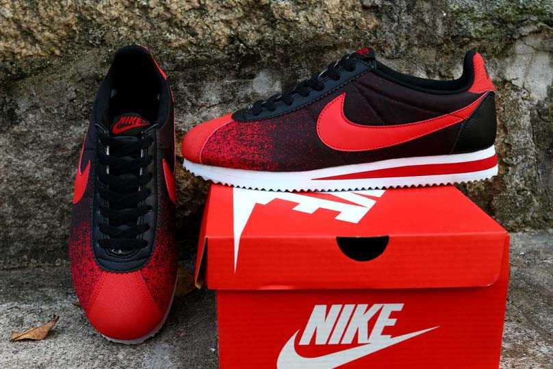 nike cortez 2014 vendre vendre cortez nike pas cher 2014 Gradient rouge noir boutique en ligne